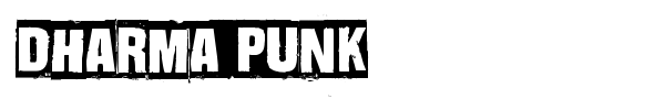 Dharma Punk font preview